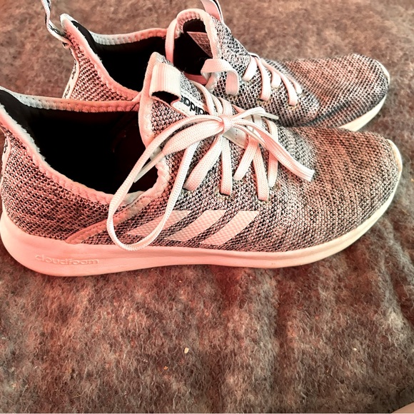Adidas Women's Black and White Sneakers - Picture 1 of 4